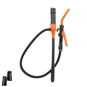 フロー制御ノズル付きのポータブル燃料転送ポンプ、電池なしのガス、油、水、燃料転送ポンプ用の電池式液体転送