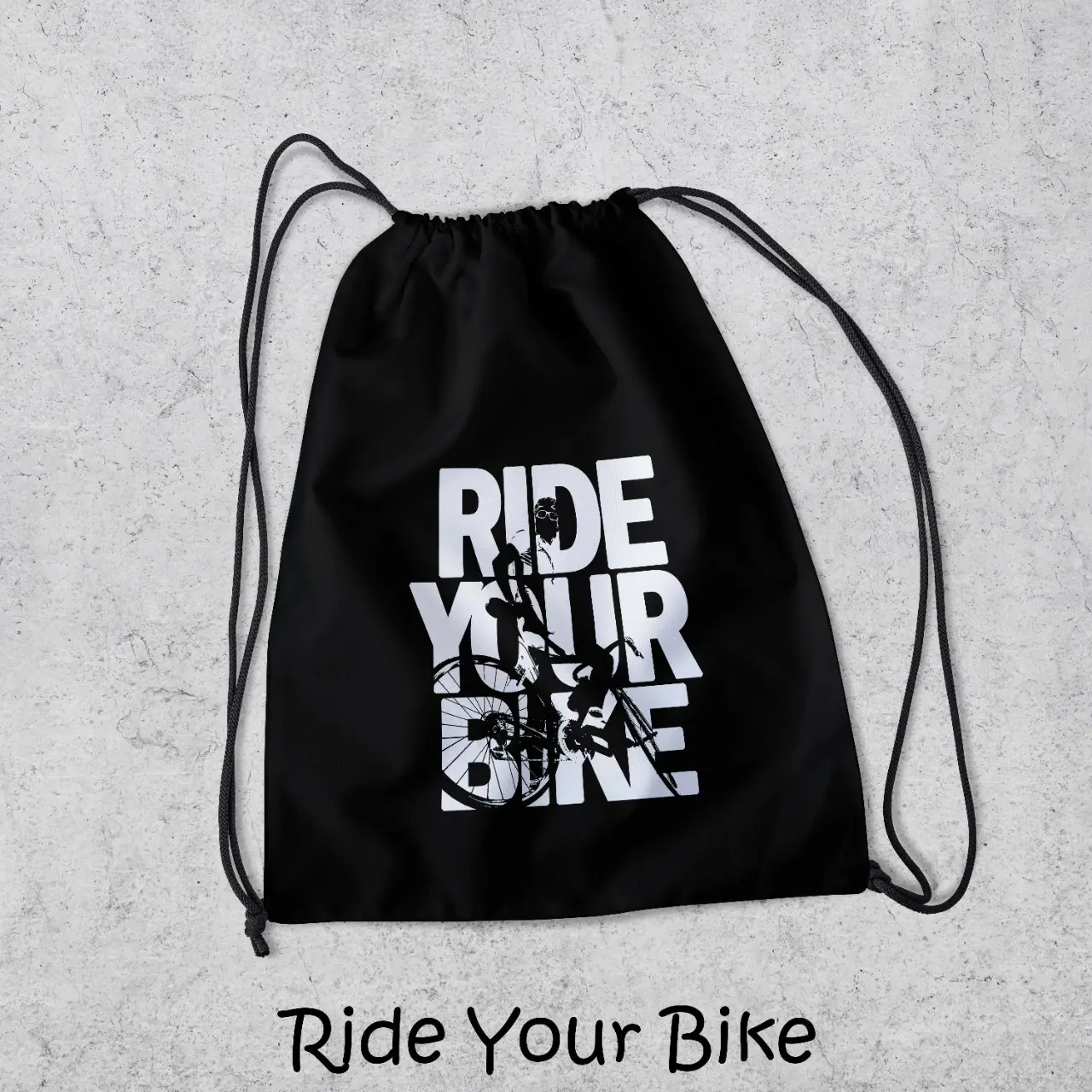Tas Serut New Stringbag Waterproof Pria Wanita Ride Your Bike