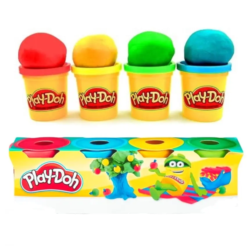Kamikadomu -Playdoh 4-Pack of Classic Colors B6509 Mainan Clay & Dough Anak Permainan