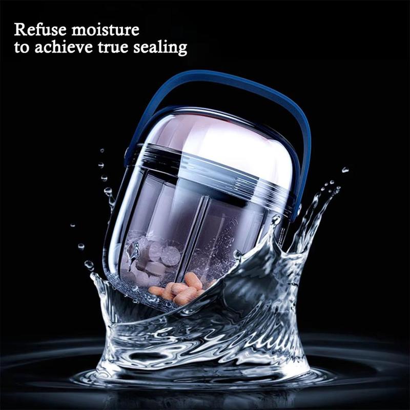 Product Introduction of Portable Rotating Pill Box/ Weekly Pill Case Holder Storage Organizer For Travel/ Large Capacity Medicine Pill Box 27