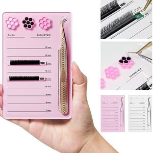 กระดานแสดงขนตาปลอมอะคริลิค 1 ชิ้น รูปทรงไม่ซ้ำใคร ทนทาน ปลอดภัย สำหรับร้านเสริมสวยและใช้เองที่บ้าน ขนาดตามภาพ วัสดุอะคริลิกคุณภาพสูง