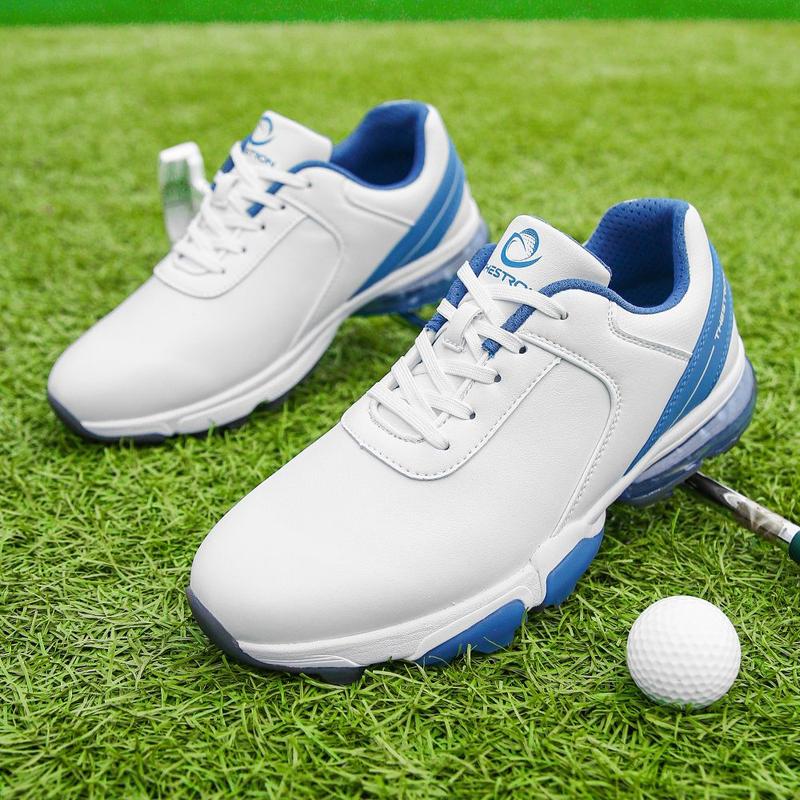 Product Introduction of New Breathable Men's Golf Shoes Professional 8 Studs Large Size Waterproof Non-slip Lightweight Casual Sports Shoes XZ25044 30