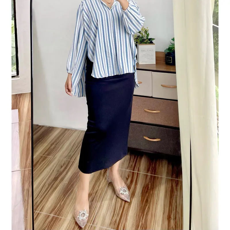 ROK SPAN SCUBA PREMIUM rok nyaman wanita fashion 4