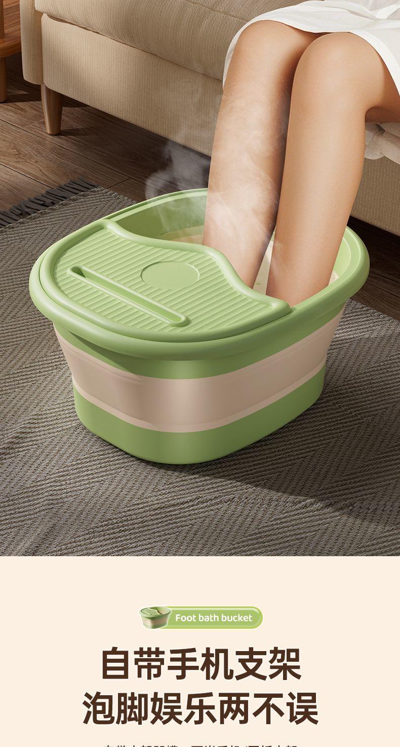 Product Introduction of Thùng Ngâm Chân Có Thể Gập Lại, Chậu Rửa Chân Gia Dụng, Trên Bắp Chân, Cầm Tay, Thích Hợp Cho Nóng Lạnh Tử Cung, Bason Bồn Tắm Chân, Thích Hợp Cho Sinh Viên Ký Túc Xá 3