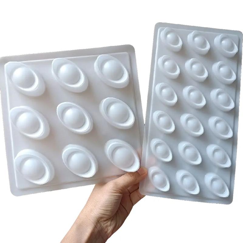 Khuôn thỏi vàng vỉ 9, 18, 1,2,khuôn dùng làm thạch rau câu, khay đá chất liệu silicon, nhựa NHIENCAKE 2