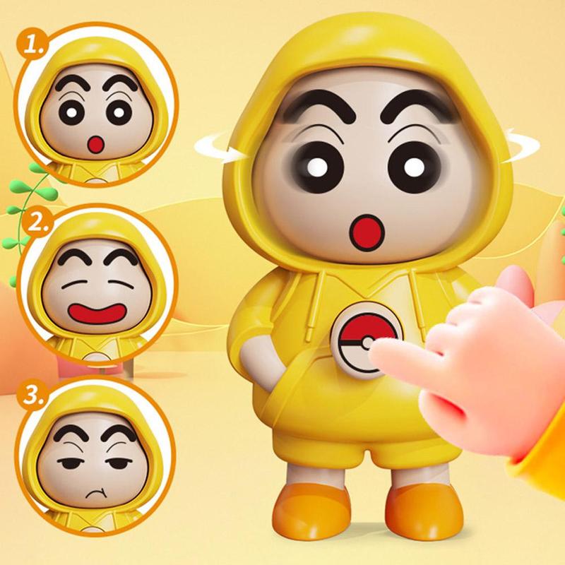 Móc Chìa Khóa, Búp Bê Thay Đổi Khuôn Mặt, Shinchan, Kuromi, Đồ Chơi Giải Tỏa Căng Thẳng Sáng Tạo, Biểu Cảm Dễ Thương, Búp Bê Móc Chìa Khóa, Thiết Kế Nhấn