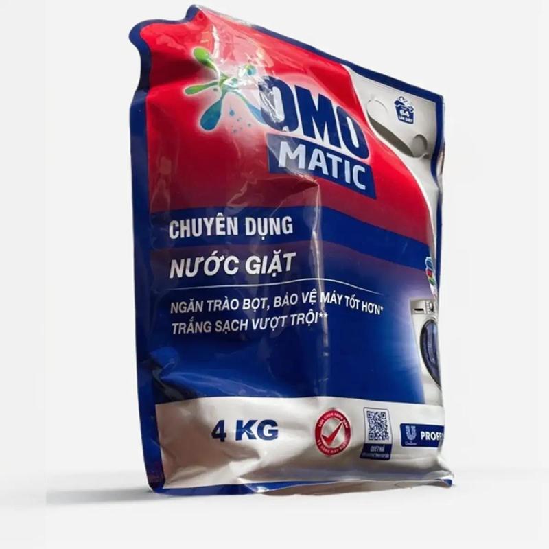 Nước giặt quần áo chuyên dụng omo matic 4kg Làm Sạch nuoc gia tomo nướcgiat giat