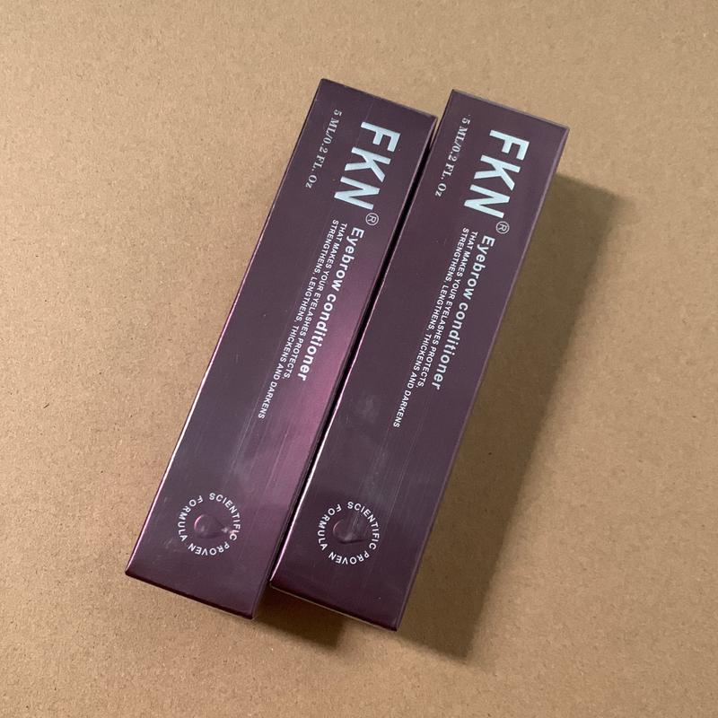 2 CÂY DƯỠNG MÀY FKN (dung tích 5ml/cây, Màu Tím) dạng Serum, hỗ trợ mọc dày, đen rậm sợi mày, dài sợi mày nuôi dưỡng chắc khỏe Mỹ Phẩm 3