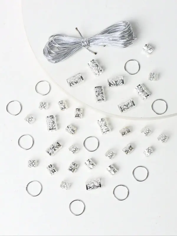 Hollow Out Design Hair Ring, 41pcs/set Fashionable Hair Accessories for Women & Girls, Trendy All-match & Exquisite Hair Accessories for Daily Wear 6
