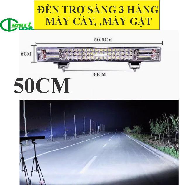 Đèn LED Dài Trợ Sáng 50cm Máy Cày, Máy Gặt Siêu Sáng 12V-24V