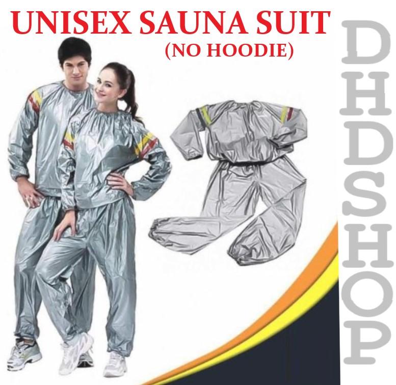 DHD Unisex-Saunaanzug für Männer und Frauen, zum Trainieren und Abnehmen für Männer (ohne Kapuze)_voghion.com