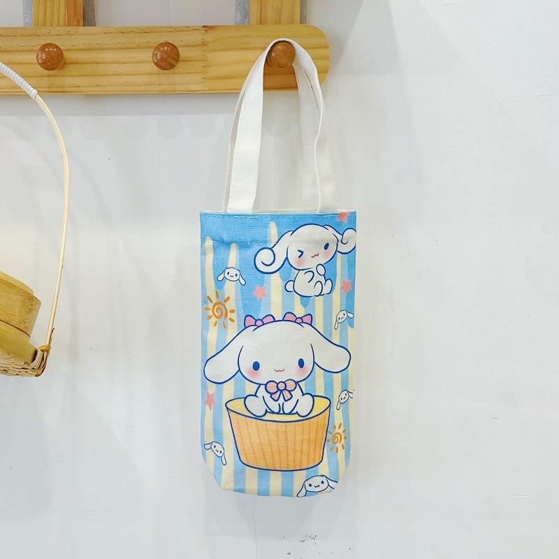 Product Introduction of Túi vải canvas đựng bình nước, cốc nước, họa tiết dễ thương TBINHNUOC3 12