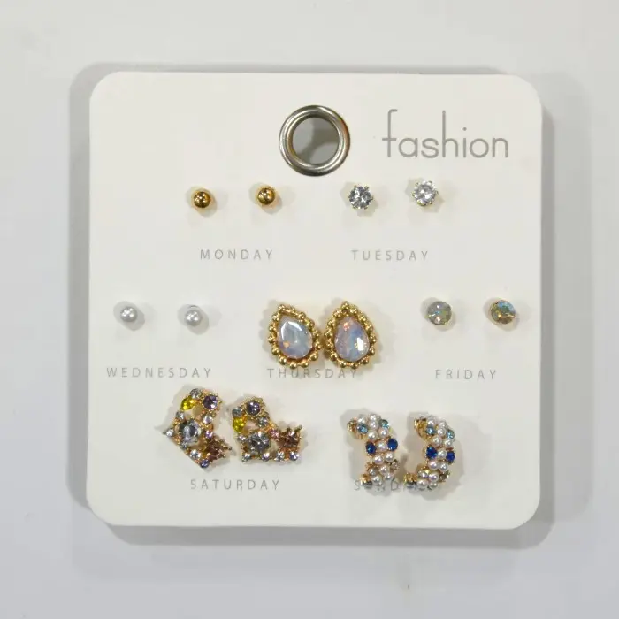 Anting set wanita Radha gold titanium premium series 3