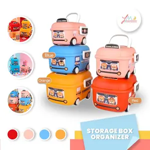 Storage Box Organizer Kotak Penyimpanan Serbaguna Toy Storage Box Dengan Roda