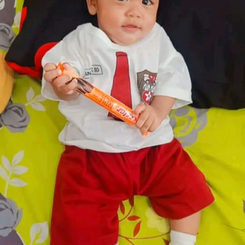Setelan Seragam Sekolah Balita Bayi Cowok Ukuran 2-4 dengan Bahan Berkualitas Tinggi 1