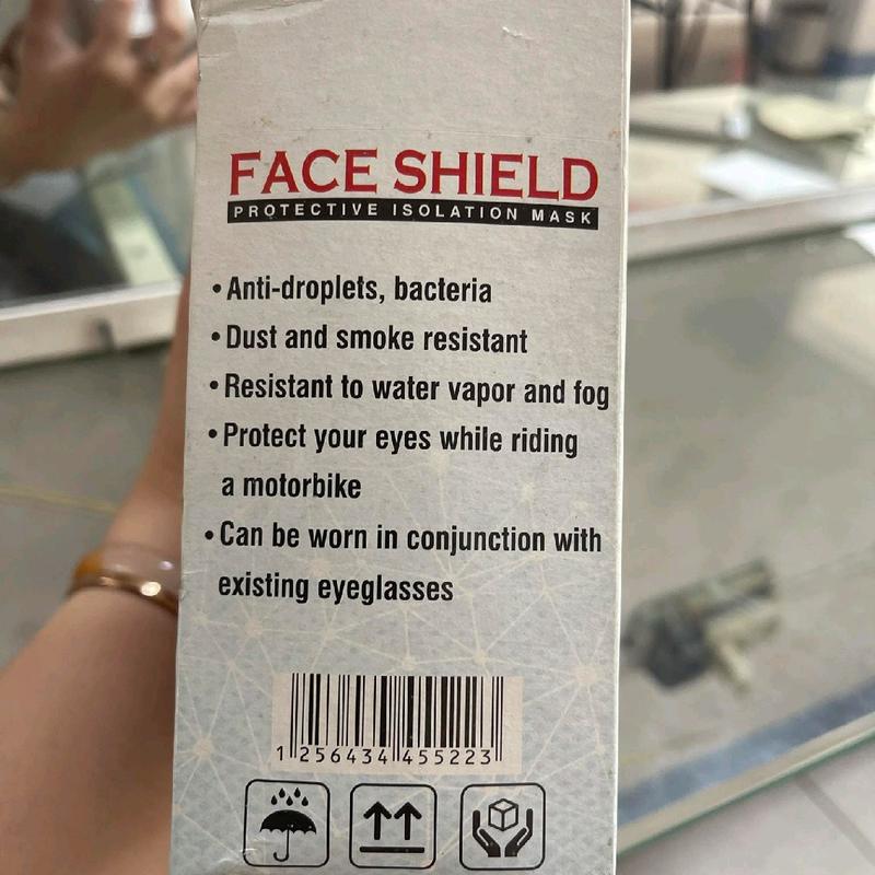 Kính bảo vệ chống giọt bắn Face Shield Kints bảo hộ trong suốt an toàn không mờ hàng chính hãng 5