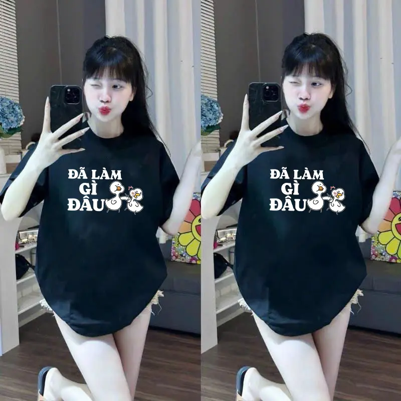 Áo thun nam nữ Đã làm gì đâu tay lỡ form rộng unisex 4