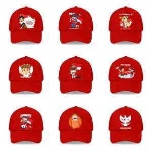 Topi kemerdekaan Anak HUT NKRI ke 78 Model Baseball Ukuran Anak