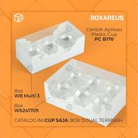 Gambar Cup Puding Wadah Agar Jelly Gelas Plastik Dessert Cup Kotak Bulat | PC - PC B170 dari Box Are Us Kota Bandung 5 Tokopedia