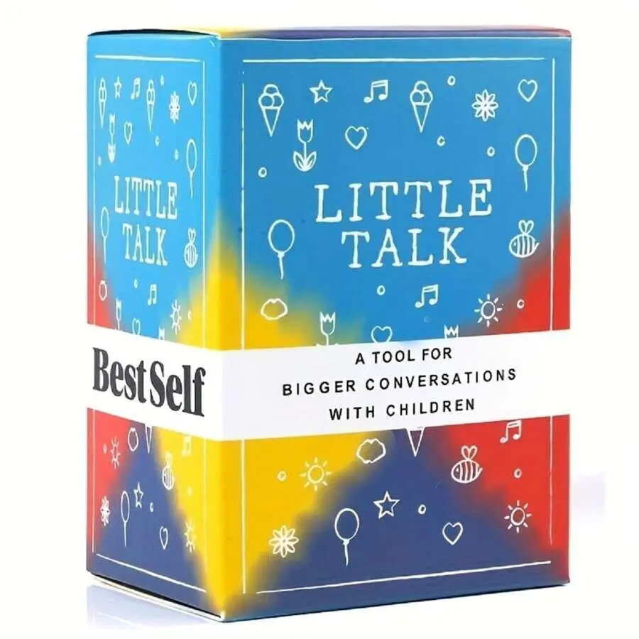 Little Talk Card Game, 1 Box Interactive Conversation Card Game Props for Party Family, Funny Party Game Supplies for Gifts