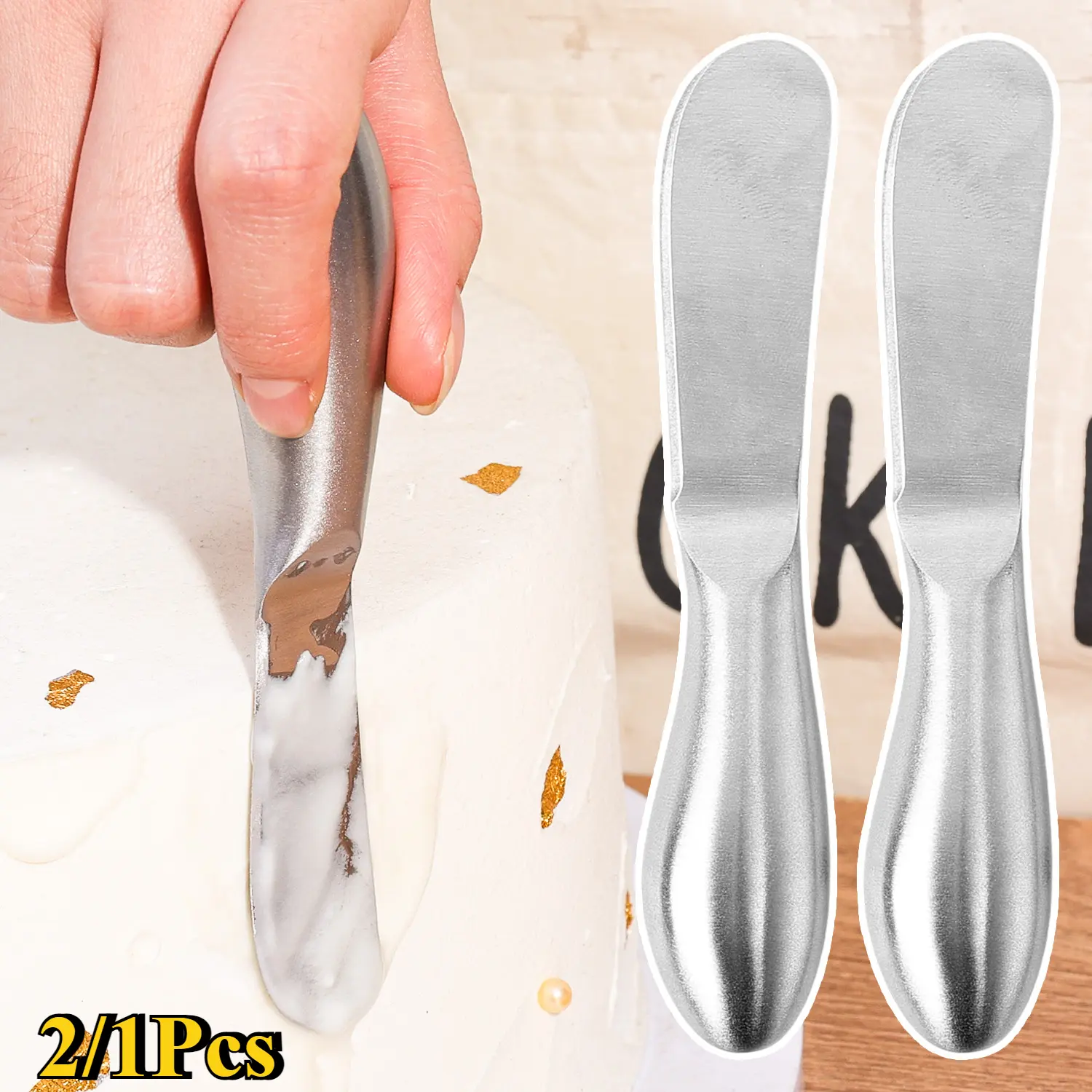 1/2Pcs Stainless Steel Butter Cutter Cheese Jam Spreaders Wipe Cream Cutter Utensil Multifunction Butter BreadKnife Kitchen Gadget