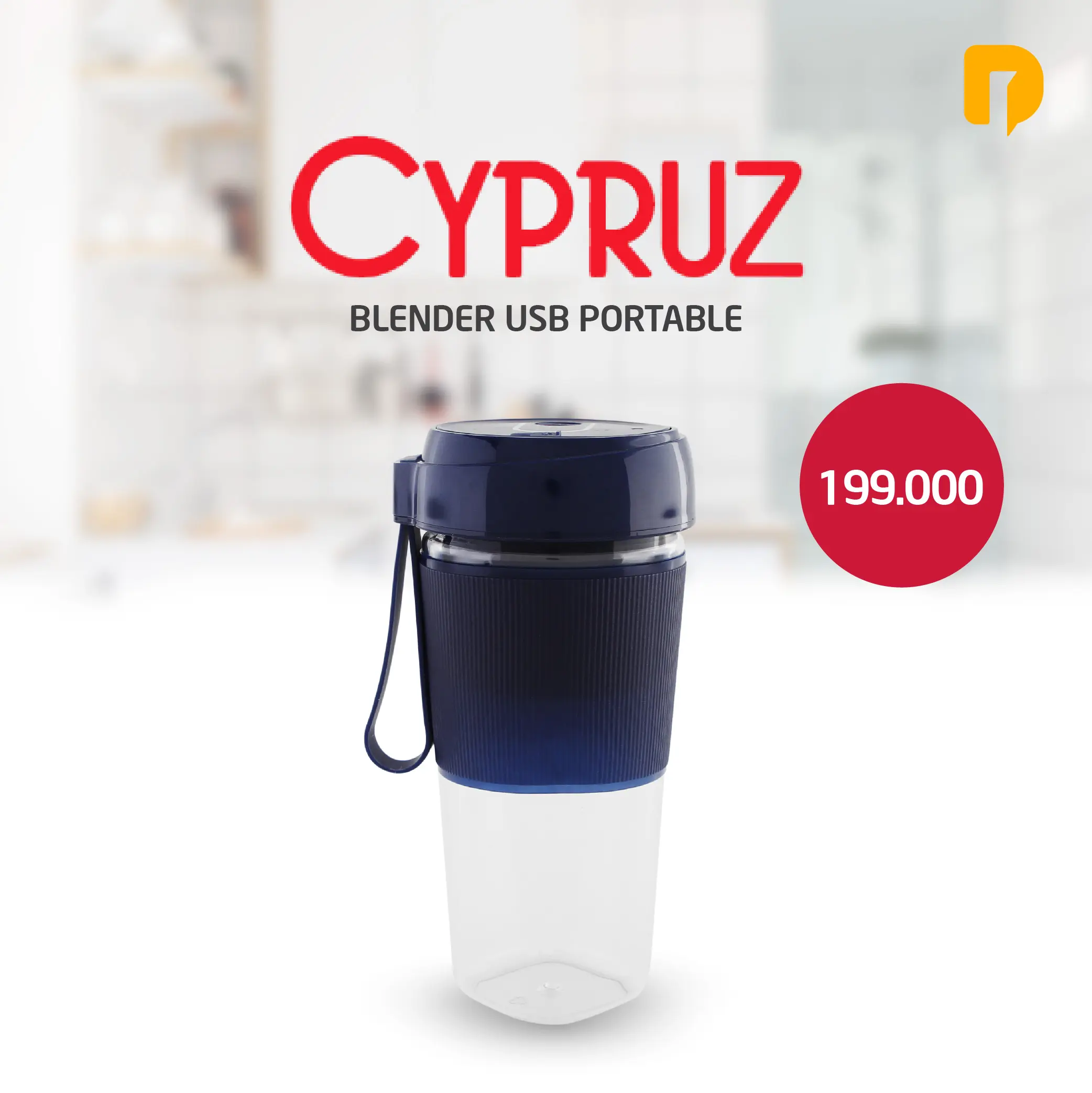 Cypruz Blender USB Portable Mesin Minuman