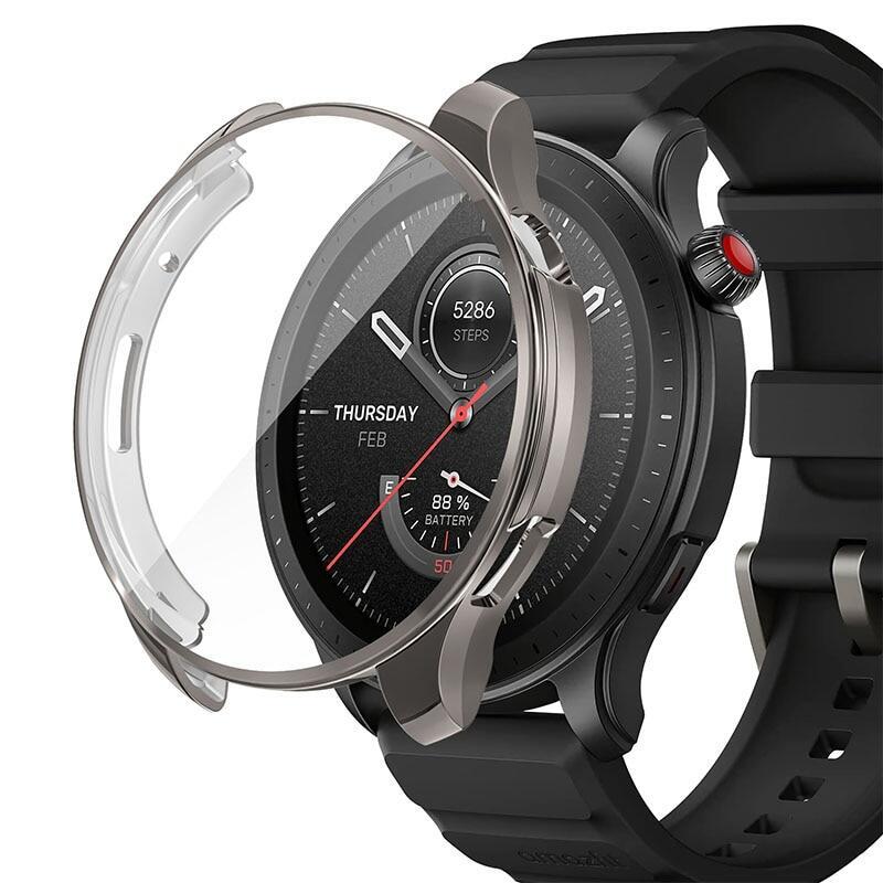 Product Introduction of For Amazfit GTR 4 Case Protective Tpu Case Full Bumper Shell Screen Protector Cover for Huami Amazfit GTR4 Cases 7