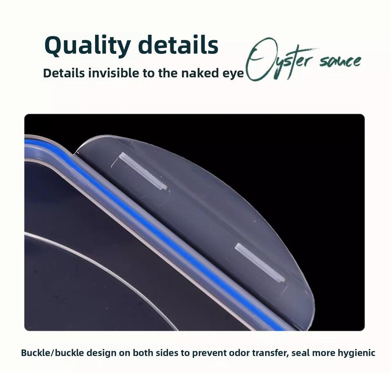 Product Introduction of Kitchen refrigerator rectangular thick fresh-keeping box lid sealed microwave oven heating lunch box vegetable and fruit storage box 20