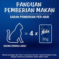 Gambar FELIX Adult Tuna Makanan Kucing Basah 85gr - FELIX, Standar dari Purina Indonesia Kota Administrasi Jakarta Barat 5 Tokopedia