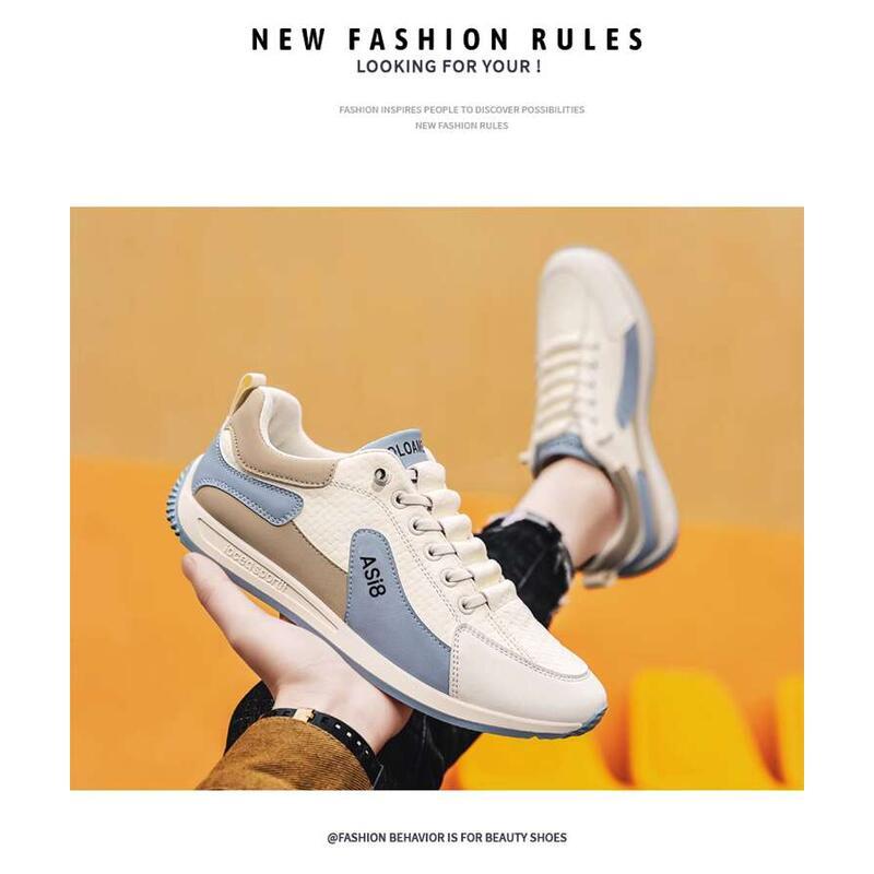 Product Introduction of Forrest Gump men's breathable odor proof in summer. suitable work leisure. They are small white board shoes, large size 46, can be used for sports and trendy shoes 12