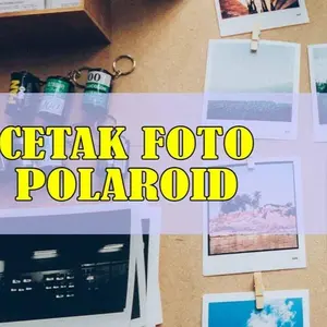 CETAK FOTO POLAROID  KONCO AYU Dipasang di Dinding