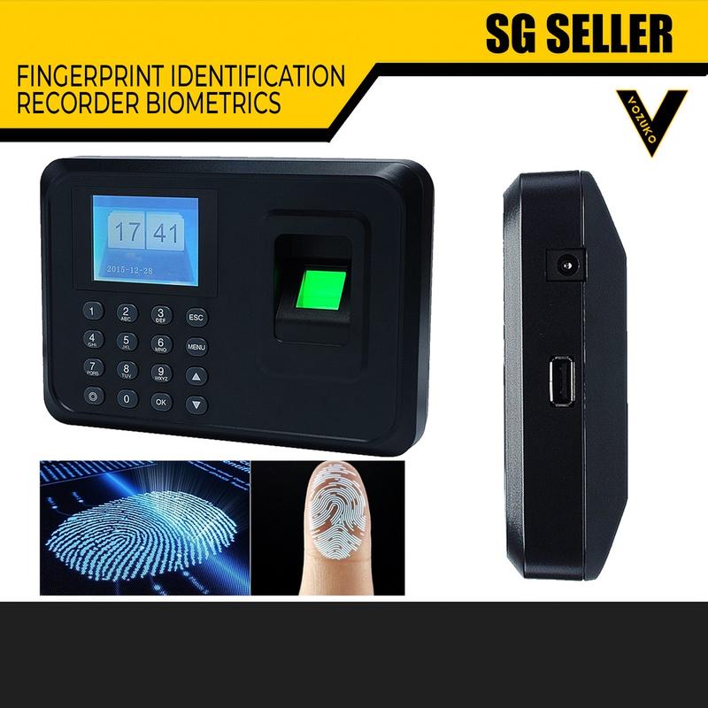 [SG SELLER] Digital time machine multi-function fingerprint biometrics ...