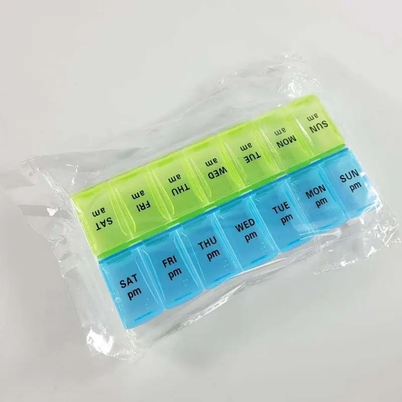Pill box 14 kotak obat harian - Besar 4