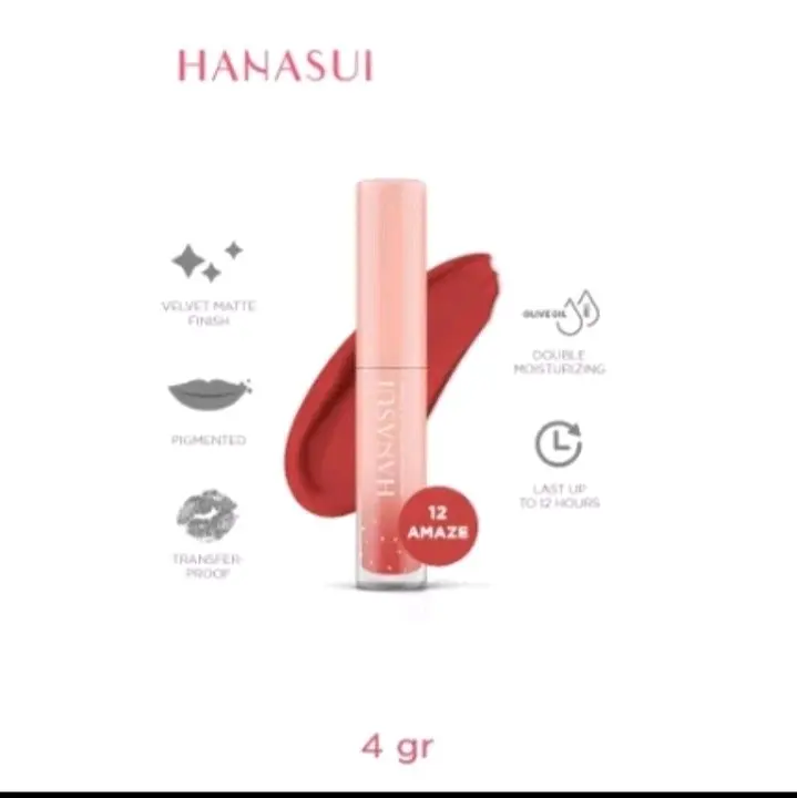 HANASUI MATTEDORABLE LIP CREAM 4g (3 warna) 1