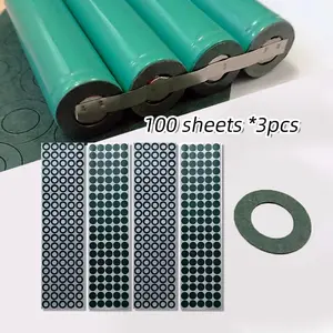 300Poin 18650 Li-ion Battery Kertas Ring Gasket / Paper Insulasi Baterai / Kertas Isolator Gasket