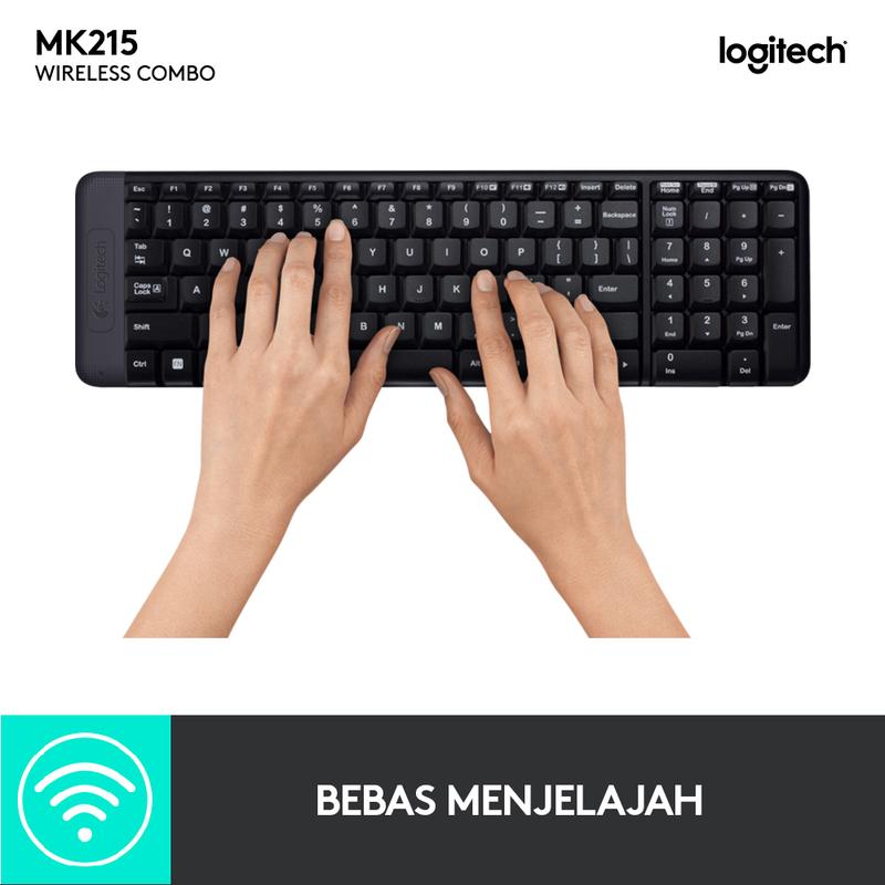 Product Introduction of Logitech MK215 Combo Keyboard dan Mouse Wireless (Tanpa Kabel) Compact untuk Computer/ Komputer 14