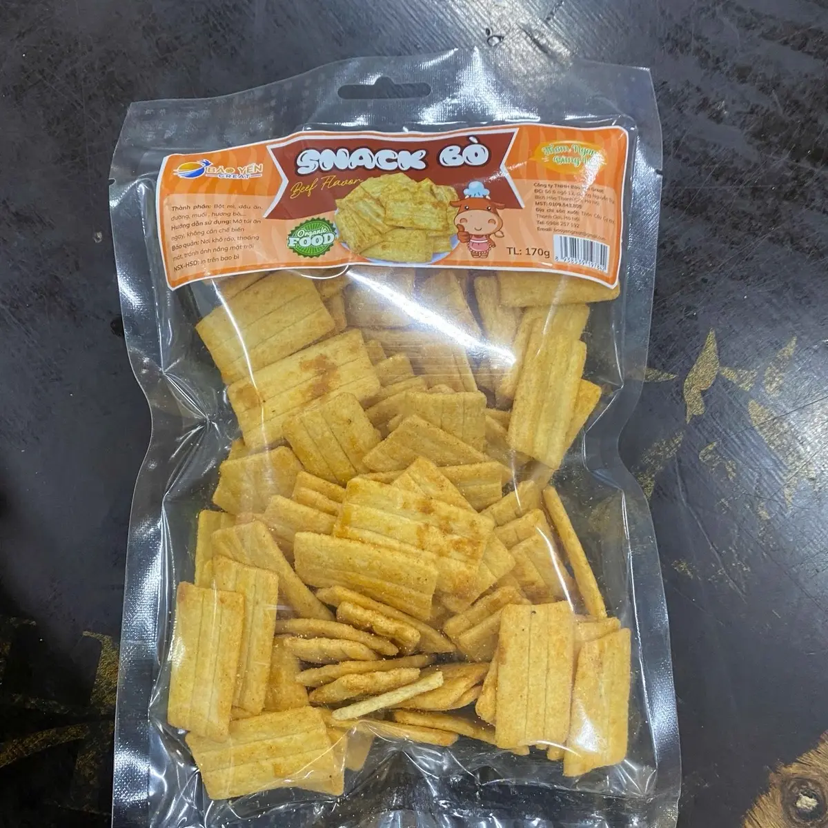 Snack bò đồ ăn vặt Bảo Yến