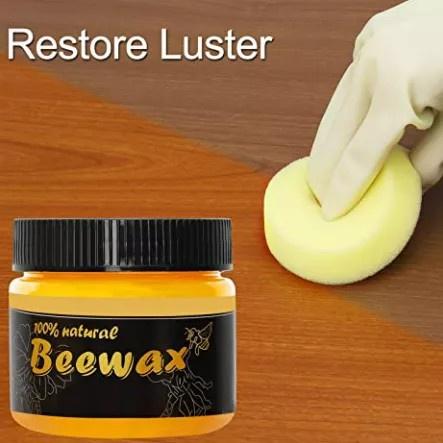 Combo 3 Lọ Đánh bóng đồ gỗ sáp ong Beewax, sáp tự nhiên làm bóng, làm mới bàn ghế, bàn, tủ gỗ Làm Sạch