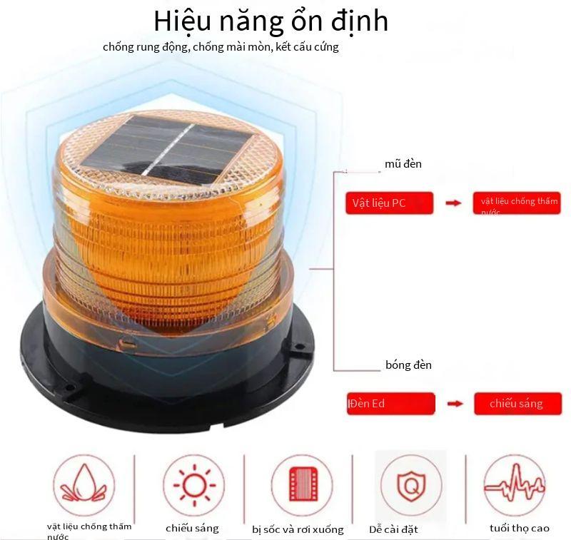 Product Introduction of Đèn cảnh báo năng lượng mặt trời LED hút từ tính đa chức năng gia dụng 6