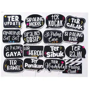 PROPS REUNI SCHOOL PARTY GATHERING BW16PC FUN PROPS PHOTOBOOTH