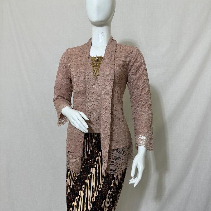 KEBAYA KUTU BARU BROKAT PENDEK / kebaya kutubaru brokat Kondangan Panjang 3