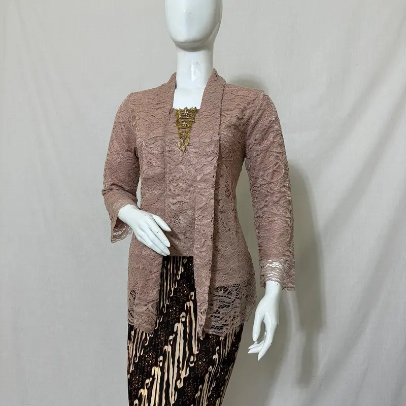 KEBAYA KUTU BARU BROKAT PENDEK / kebaya kutubaru brokat Kondangan Panjang 2