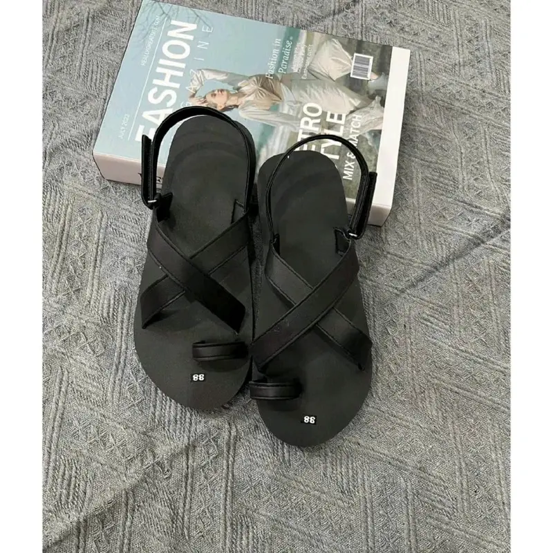 sandal nam nữ quai chéo xỏ ngón dép chữx 6