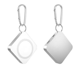 3in1 マグネット式ミニワイヤレスモバイルバッテリー、1個入り、5000mAhの携帯用ワイヤレス充電器、iPhoneおよびAndroid対応の多機能ワイヤレス充電バンク