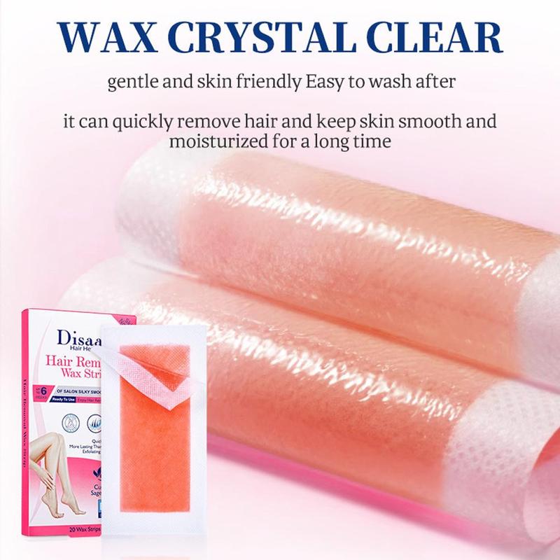 Product Introduction of Aloe Hair Removal Wax Strips Papers Body Calf Underarm Arm Hair Removal Wax Hair Cleaning Strip 35