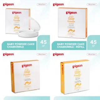 PIGEON Baby Compact Powder / Bedak Bayi / Bedak Muka Bayi /Baby Compact Powder 45gr Bayi