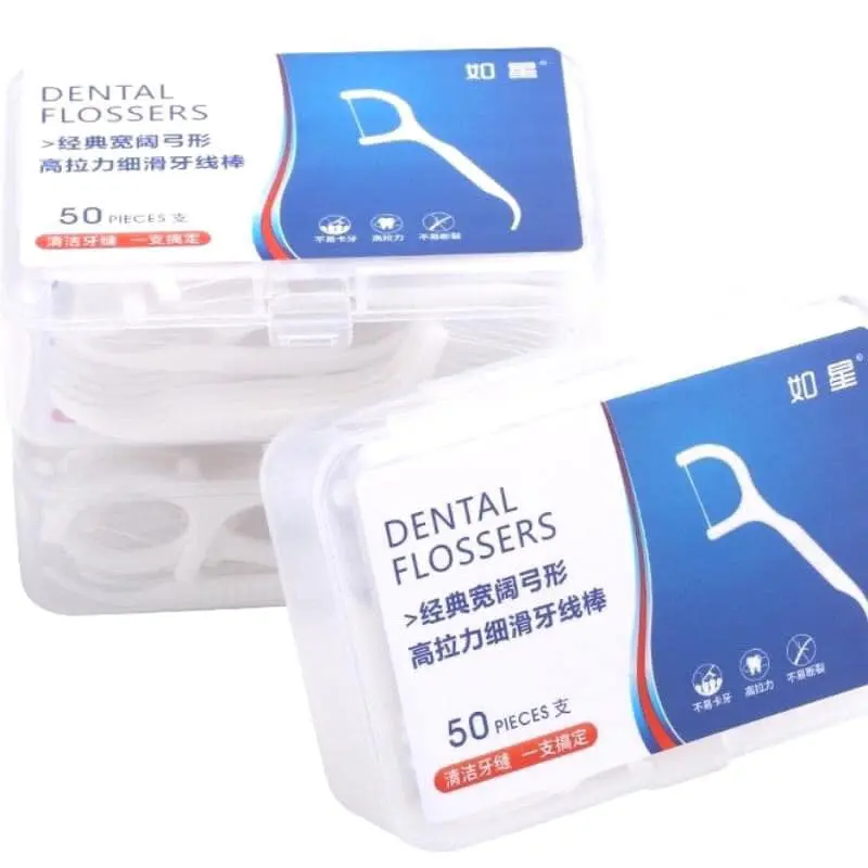 ( 10 Hộp) Combo 500 chiếc tăm chỉ nha khoa 2