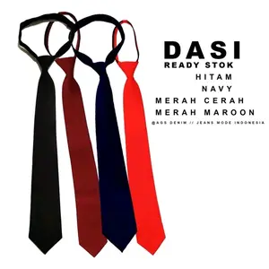 DASI HITAM POLOS DASI POLOS WARNA PRIA WANITA Katun Katun Merah