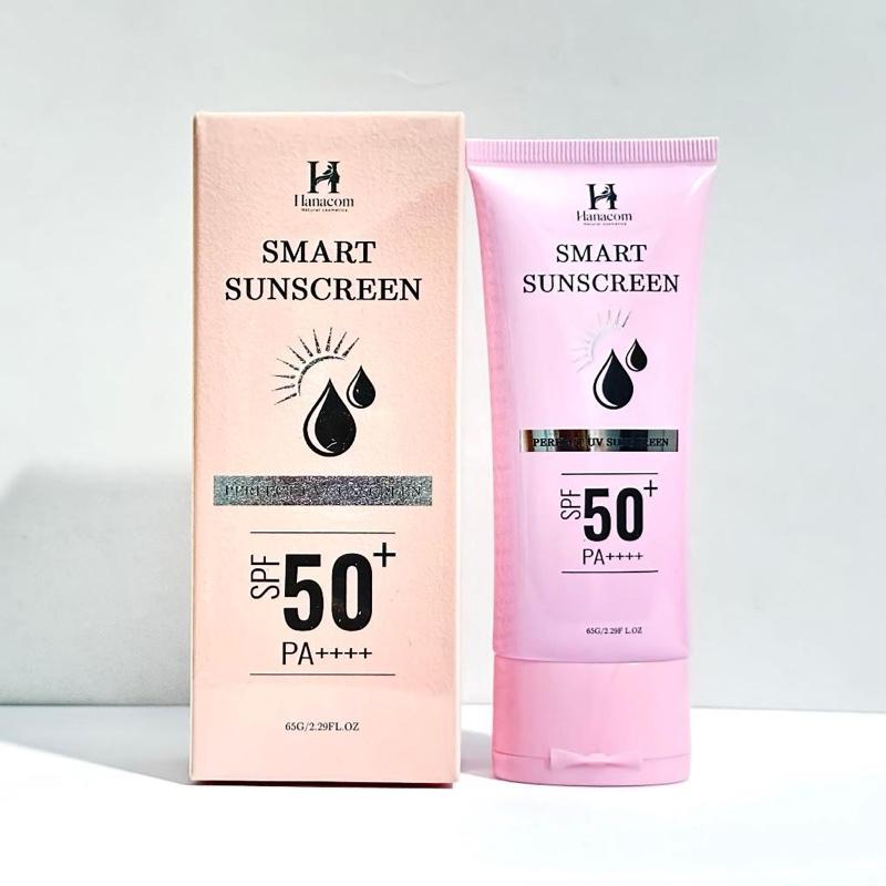 Kem Chống Nắng HANACOM Cẩm Tiên SPF50/PA++++ 65g - Thấm nhanh, Nâng tone, Dưỡng ẩm, Nhẹ mặt, Bảo vệ da toàn diện - Sunscreen, Skincare 8