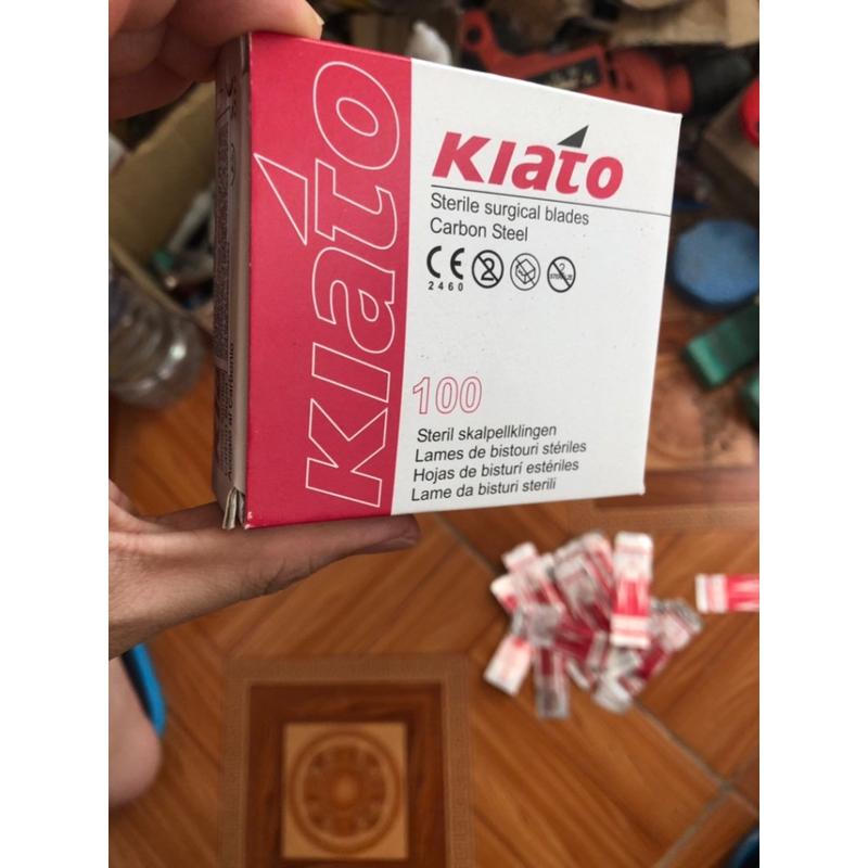 Hộp 100 Lưỡi Dao Mổ Số 11, 15, 20, 21 - Chính Hãng KIATO - Ấn Độ 2